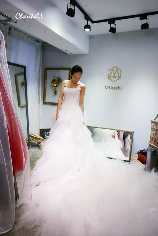 【婚紗】小而精緻的手工婚紗工作室-Mikeshi wedding 米娔詩手工訂製婚紗 - 第35張圖 MIKESHI