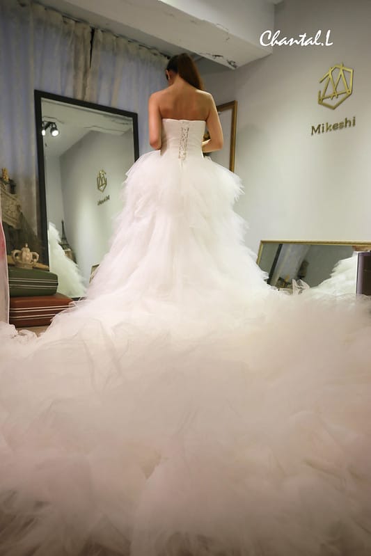 【婚紗】小而精緻的手工婚紗工作室-Mikeshi wedding 米娔詩手工訂製婚紗 - 第38張圖 MIKESHI