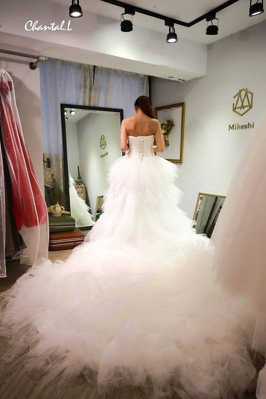 【婚紗】小而精緻的手工婚紗工作室-Mikeshi wedding 米娔詩手工訂製婚紗 - 第37張圖 MIKESHI