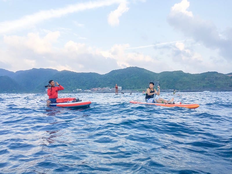 【東北角/景點】夏天尾巴,超熱血龍洞灣SUP追尋日出