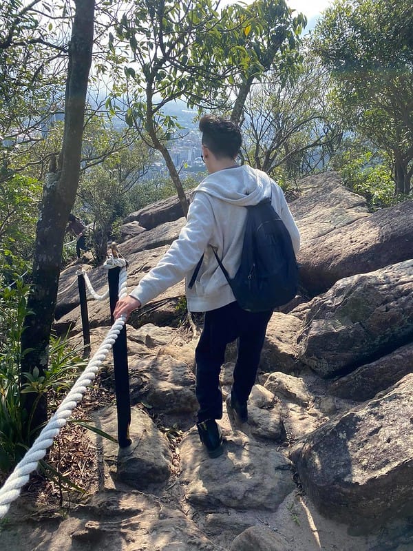【內湖區/金面山】防疫期間與其去健身房不如去爬爬山,健康又安全 網路上紅到炸掉的金面山剪刀石 - 第37張圖 金面山