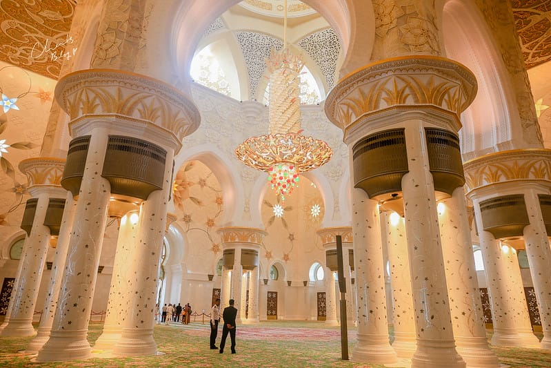 ABU DHABI。阿布達比超奢華絕美的全白清真寺جامع الشيخ زايد الكبيرSheikh Zayed Grand Mosque 謝赫扎耶德大清真寺 (文長、照片超多) - 第115張圖 大清真寺