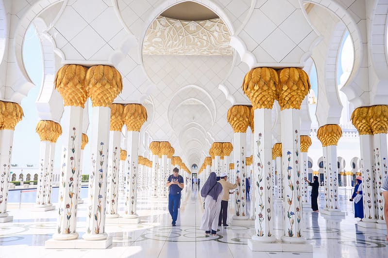 ABU DHABI。阿布達比超奢華絕美的全白清真寺جامع الشيخ زايد الكبيرSheikh Zayed Grand Mosque 謝赫扎耶德大清真寺 (文長、照片超多) - 第59張圖 大清真寺