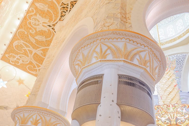 ABU DHABI。阿布達比超奢華絕美的全白清真寺جامع الشيخ زايد الكبيرSheikh Zayed Grand Mosque 謝赫扎耶德大清真寺 (文長、照片超多) - 第109張圖 大清真寺