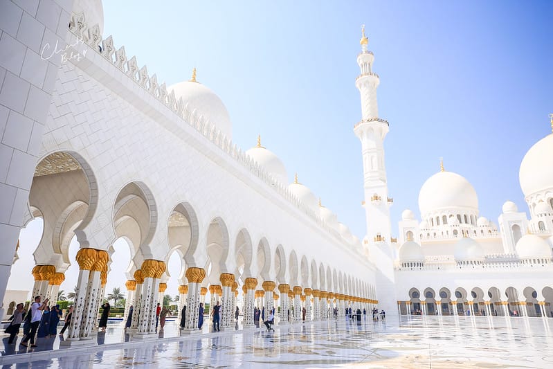 ABU DHABI。阿布達比超奢華絕美的全白清真寺جامع الشيخ زايد الكبيرSheikh Zayed Grand Mosque 謝赫扎耶德大清真寺 (文長、照片超多) - 第46張圖 大清真寺