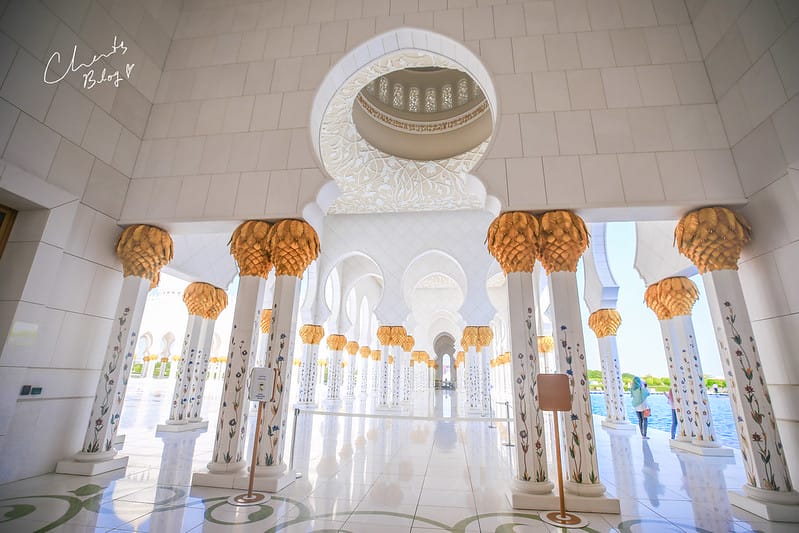 ABU DHABI。阿布達比超奢華絕美的全白清真寺جامع الشيخ زايد الكبيرSheikh Zayed Grand Mosque 謝赫扎耶德大清真寺 (文長、照片超多) - 第18張圖 大清真寺
