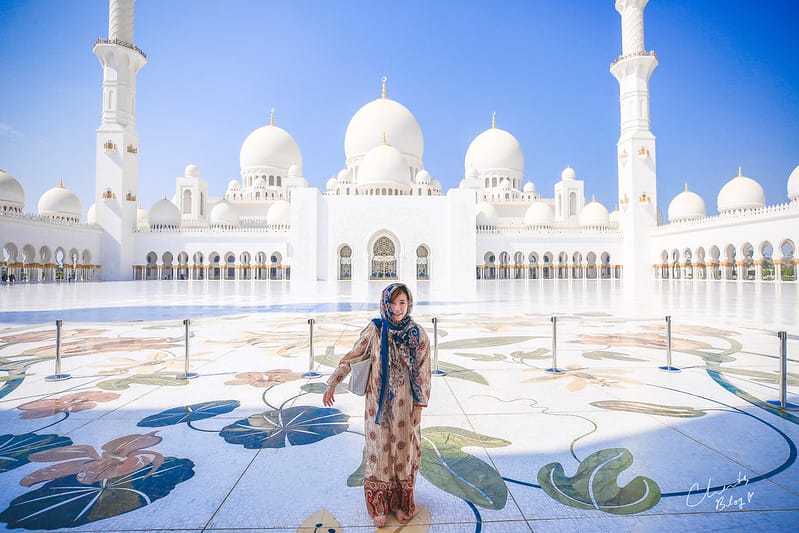 ABU DHABI。阿布達比超奢華絕美的全白清真寺جامع الشيخ زايد الكبيرSheikh Zayed Grand Mosque 謝赫扎耶德大清真寺 (文長、照片超多) - 第30張圖 大清真寺