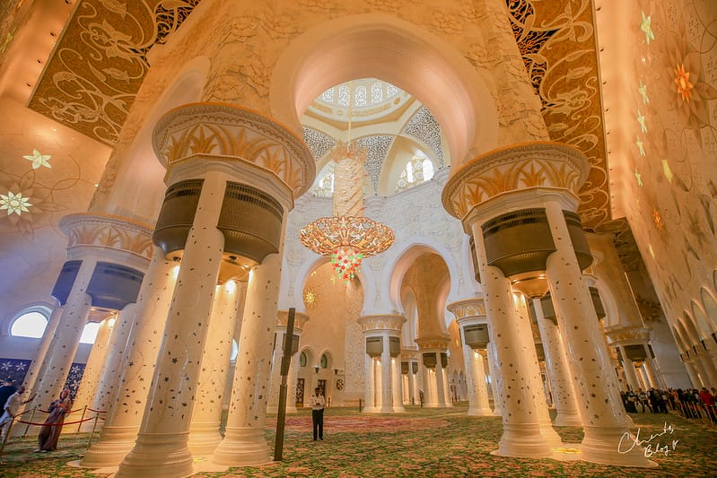 ABU DHABI。阿布達比超奢華絕美的全白清真寺جامع الشيخ زايد الكبيرSheikh Zayed Grand Mosque 謝赫扎耶德大清真寺 (文長、照片超多) - 第116張圖 大清真寺