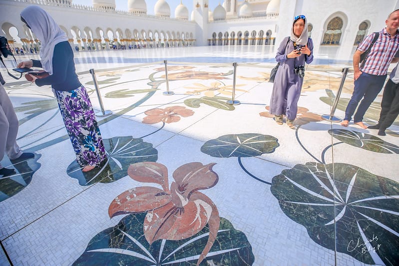 ABU DHABI。阿布達比超奢華絕美的全白清真寺جامع الشيخ زايد الكبيرSheikh Zayed Grand Mosque 謝赫扎耶德大清真寺 (文長、照片超多) - 第34張圖 大清真寺