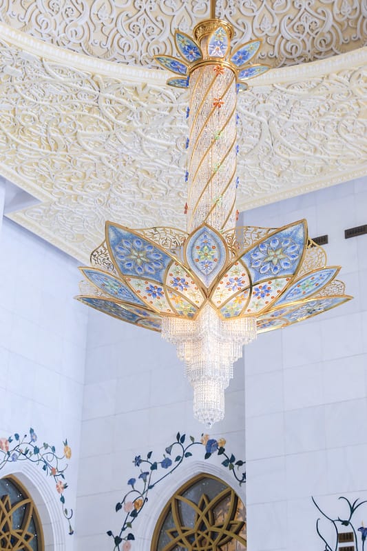 ABU DHABI。阿布達比超奢華絕美的全白清真寺جامع الشيخ زايد الكبيرSheikh Zayed Grand Mosque 謝赫扎耶德大清真寺 (文長、照片超多) - 第97張圖 大清真寺