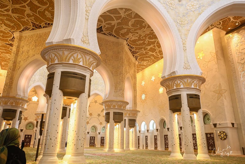 ABU DHABI。阿布達比超奢華絕美的全白清真寺جامع الشيخ زايد الكبيرSheikh Zayed Grand Mosque 謝赫扎耶德大清真寺 (文長、照片超多) - 第111張圖 大清真寺