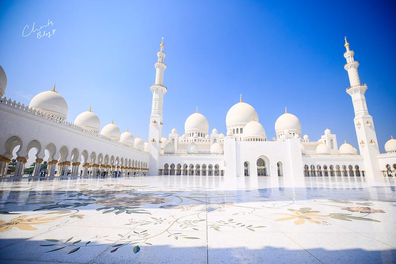 ABU DHABI。阿布達比超奢華絕美的全白清真寺جامع الشيخ زايد الكبيرSheikh Zayed Grand Mosque 謝赫扎耶德大清真寺 (文長、照片超多) - 第43張圖 大清真寺