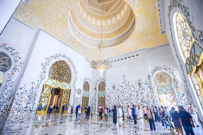 ABU DHABI。阿布達比超奢華絕美的全白清真寺جامع الشيخ زايد الكبيرSheikh Zayed Grand Mosque 謝赫扎耶德大清真寺 (文長、照片超多) - 第87張圖 大清真寺