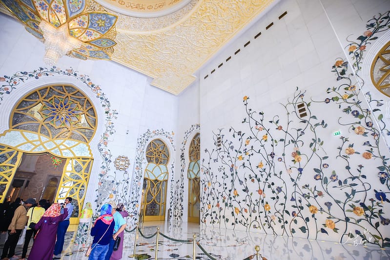 ABU DHABI。阿布達比超奢華絕美的全白清真寺جامع الشيخ زايد الكبيرSheikh Zayed Grand Mosque 謝赫扎耶德大清真寺 (文長、照片超多) - 第92張圖 大清真寺