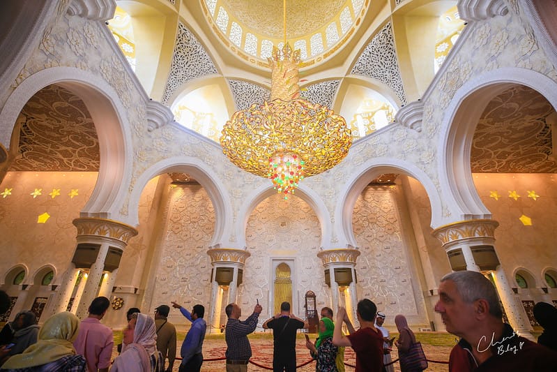 ABU DHABI。阿布達比超奢華絕美的全白清真寺جامع الشيخ زايد الكبيرSheikh Zayed Grand Mosque 謝赫扎耶德大清真寺 (文長、照片超多) - 第103張圖 大清真寺