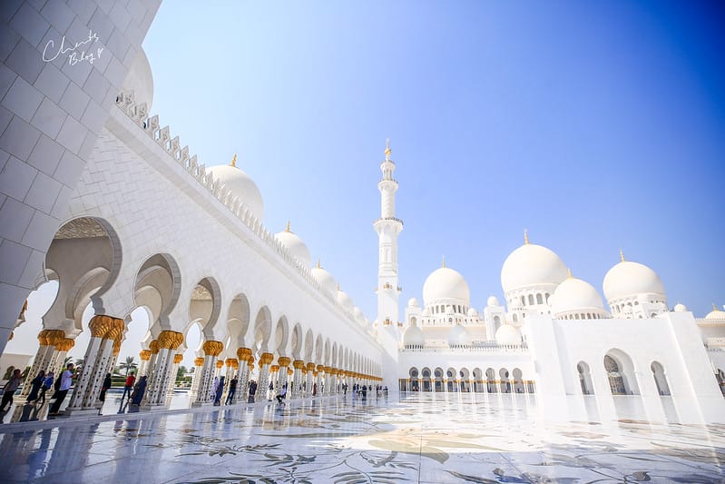 ABU DHABI。阿布達比超奢華絕美的全白清真寺جامع الشيخ زايد الكبيرSheikh Zayed Grand Mosque 謝赫扎耶德大清真寺 (文長、照片超多) - 第45張圖 大清真寺