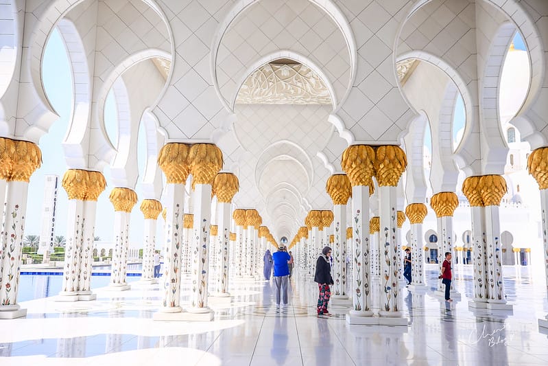 ABU DHABI。阿布達比超奢華絕美的全白清真寺جامع الشيخ زايد الكبيرSheikh Zayed Grand Mosque 謝赫扎耶德大清真寺 (文長、照片超多) - 第50張圖 大清真寺