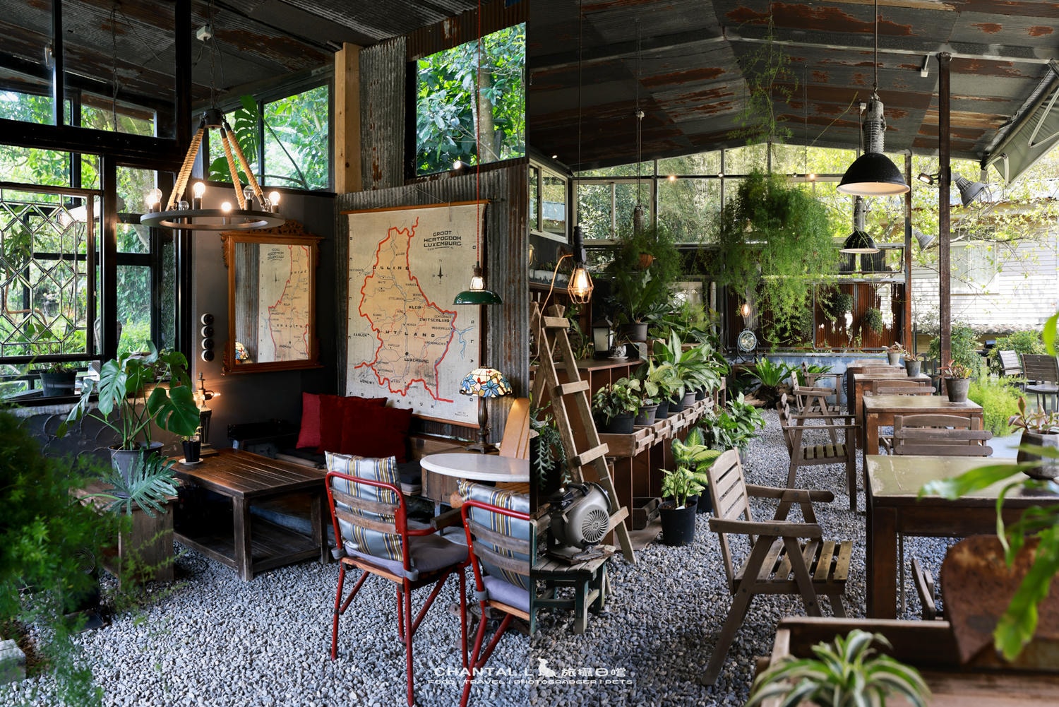【士林區/陽明山】老件、植栽、山景，陽明山咖啡廳推薦 Savage Garden野人花園