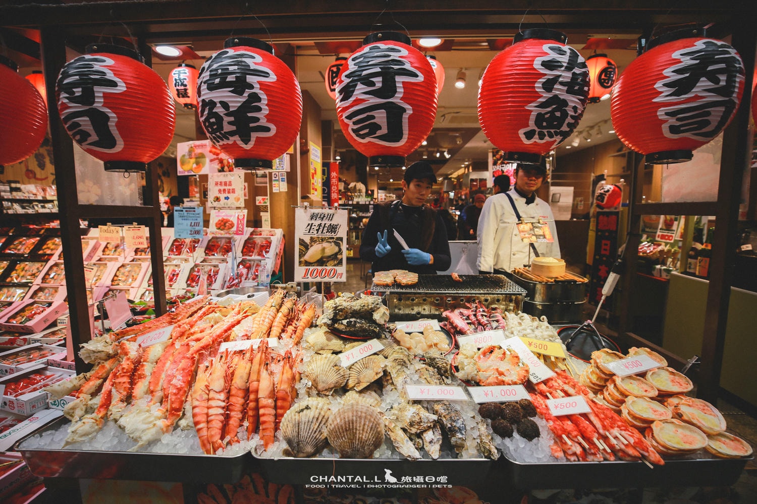 【大阪／黑門市場】黑門市場散步｜大阪的廚房裡慢慢走慢慢逛，遇見最好吃的醬油糰子三都屋（2018造訪）