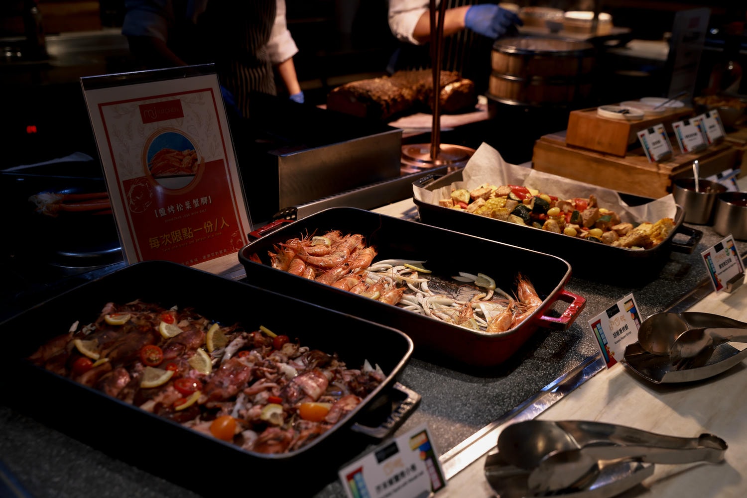 【中山區/建國民生】比較像精緻中式餐館的飯店Buffet-國泰萬怡酒店 MJ Kitchen